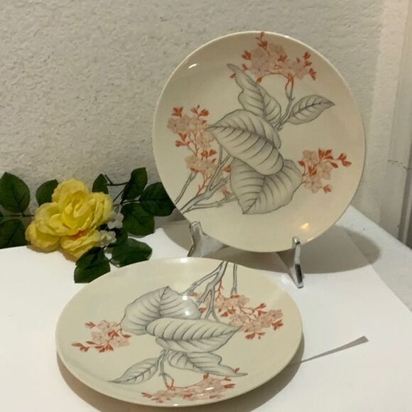 Vintage Castleton Mandalay Ching Chih Yee  10 5/8” Dinner Plates Set of 2 - Picture 3 of 12